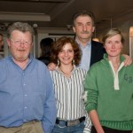 Sandor Barna, owner of Symbol and host of the Budapest Szalon, with Eva Kertesz, the author and his collaborator Caroline Schmitz.