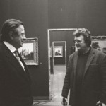 With Hans Heinrich Thyssen-Bornemisza at Villa Favorita, Lugano, Switzerland, 1989 (photo: Nicola Graydon)