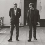 With Hans Heinrich Thyssen-Bornemisza at Villa Favorita, Lugano, Switzerland, 1989 (photo: Nicola Graydon)