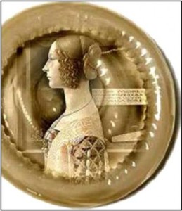 Heini Thyssen's favourite painting is used to decorate a condom. Definitely not what he had in mind, nor Domenico Ghirlandaio.