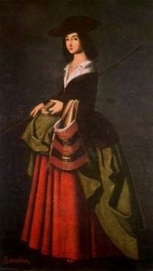 Another Dodgy Painting: Allegedly A 'Santa Marina' by Francisco Zurbaran. Soon to be housed at the Carmen Thyssen-Bornemisza Museum in Malaga?